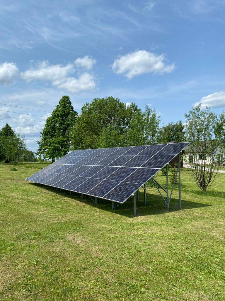 установки солнечных батарей