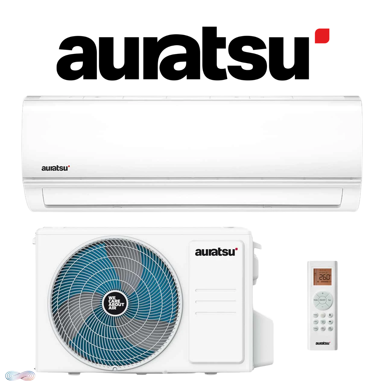 Auratsu air conditioner/heat pump 2.6kW - 7.0kW